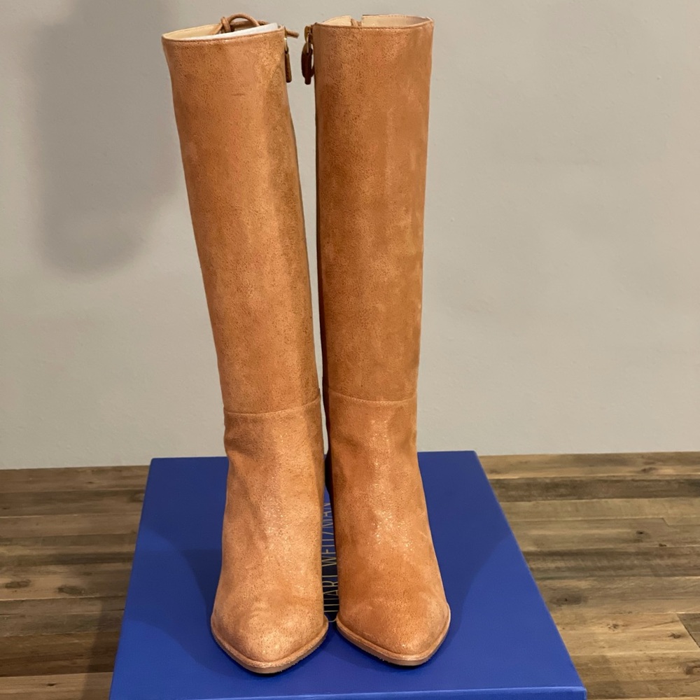 Stuart Weitzman HETTIE Suede Tall Boot - NEW